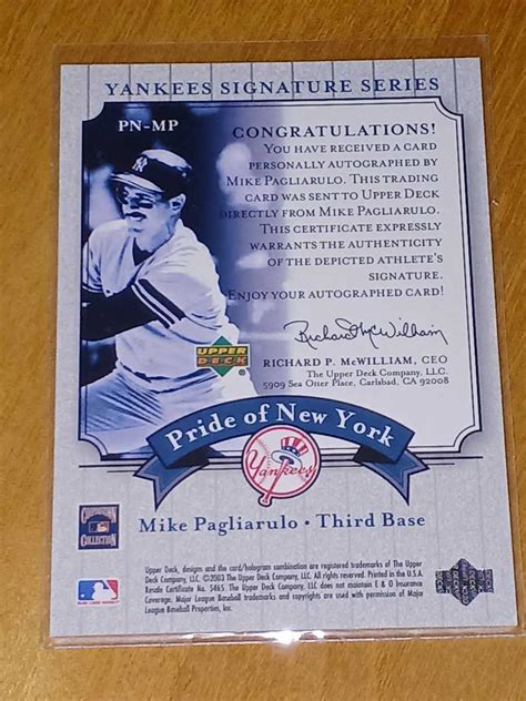 Ud Yankees Signature Series Pride Of Newyork Mike