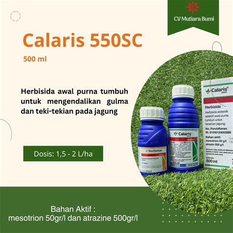 Herbisida Calaris Sc Ml Dan Ml Pestisida Pengendali Gulma