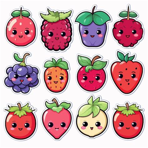 Premium Vector Cute Fruit Vector