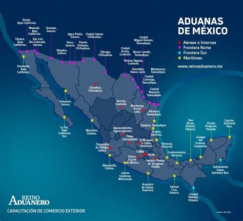 Descubre El Mapa De Aduanas De M Xico