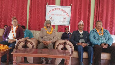 बबई गाउँपालिकामा ३२ ओैं अन्तर्राष्ट्रिय अपांङ्गता दिवस मनाईयाे Livedang