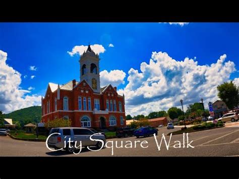 Blairsville Georgia City Square Tour Walking USA YouTube