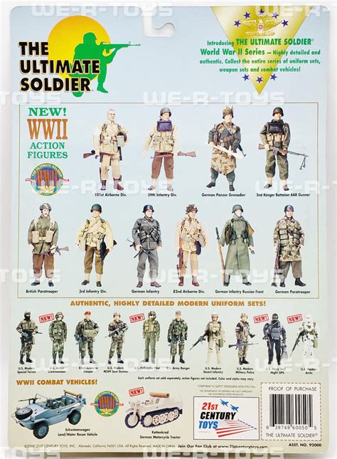 The Ultimate Soldier WWII Axis Weapons Accessories Set 2000 No. 60050 ...