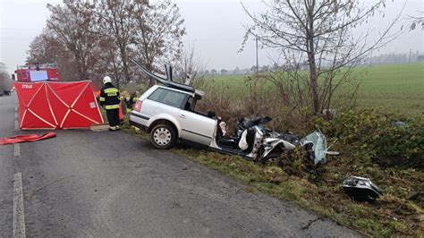 Koszmar na drodze pod Namysłowem 36 latek zginął na miejscu