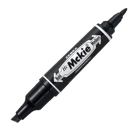 Permanent Double Ended Marker Zebra Mckie Bold 1 0mm Bullet 4 6mm