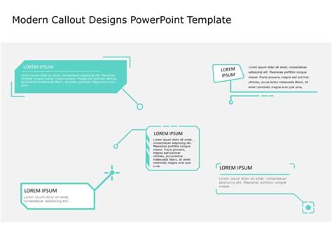 Callouts Bubble Powerpoint Template