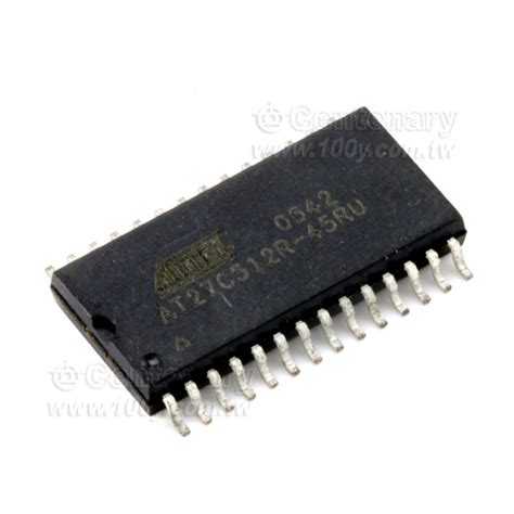 勝特力電子零件材料 AT27C512R 45RU ATMEL SOP 28 ATMEL