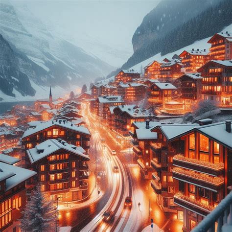 swiss village during winter : r/dalle2