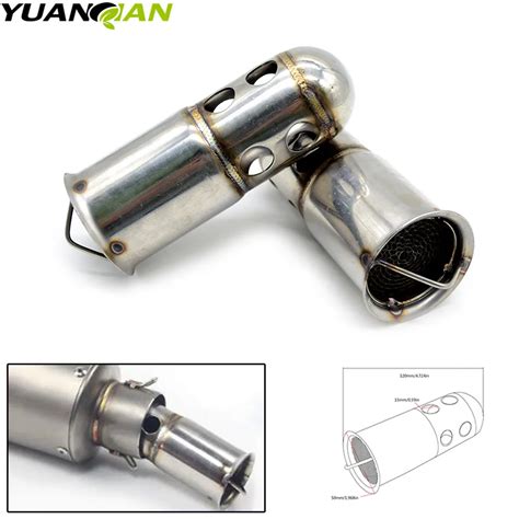 Universal 48mm End Catalyst Db Killer For Motorcycle Exhaust Muffler