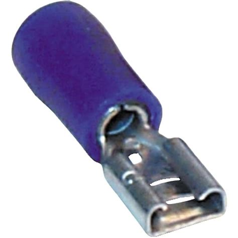 Female Spade Terminals Colour Blue Spade 4 8m Pack Of 100 L S