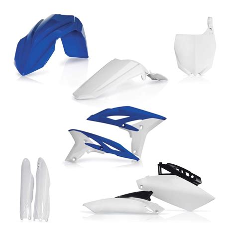 PLASTICHE YAMAHA YZF 250 2010 2013 BIANCO BLU 2 CRM Design