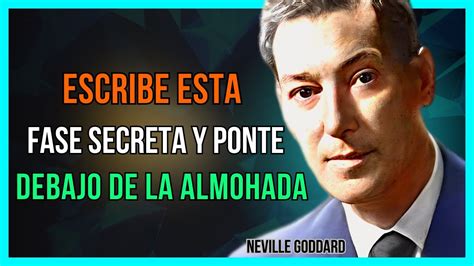 La F Rmula Del Xito T Cnica De La Almohada De Neville Goddard Para