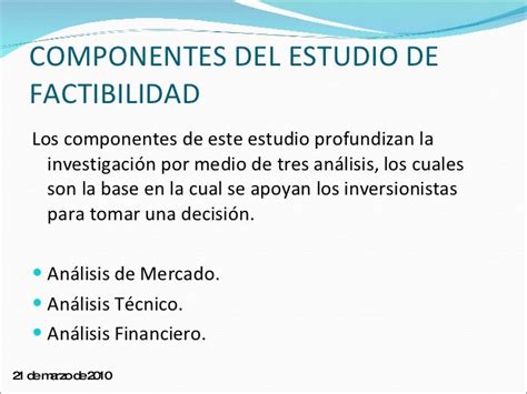 Estudio De Factibilidad De Un Proyecto