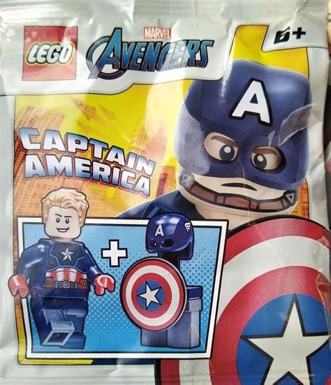 Figurka LEGO Capitan Ameryka Sh741 242106 NOWA 11707791381