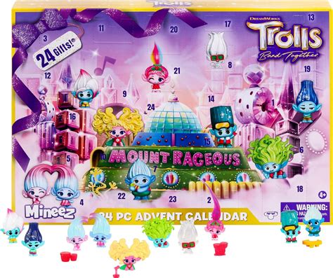 Amazon DreamWorks Trolls Band Together Mineez Calendario De