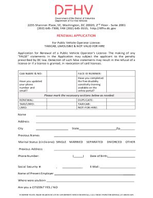 Fillable Online RENEWAL APPLICATION INSTRUCTIONS Fax Email Print