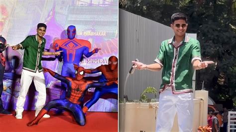 Shubman Gill Spotted Posing As Spider Man On Top Of A Car As He