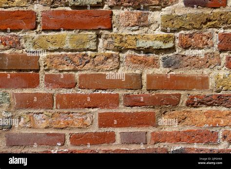 Old Weathered Red Brick Wall Background Stock Photo Alamy