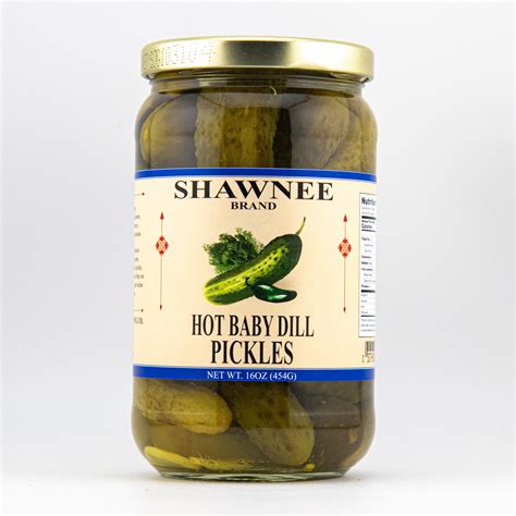 Hot Baby Dill Pickles Shawnee Canning Company