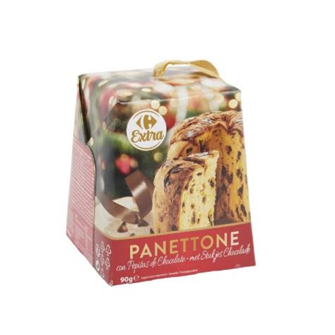 G Teau Panettone P Pites Chocolat Carrefour Extra La Boite De G