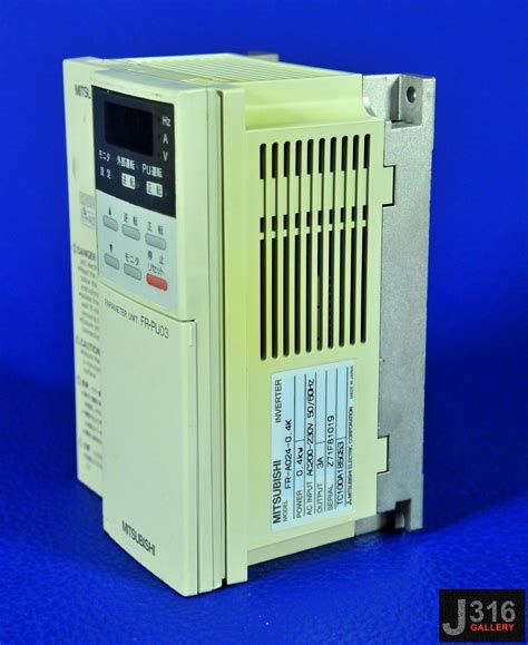 2456 Mitsubishi Freqrol A024 Inverter W Parameter Unit Fr Pu03 Fr A024