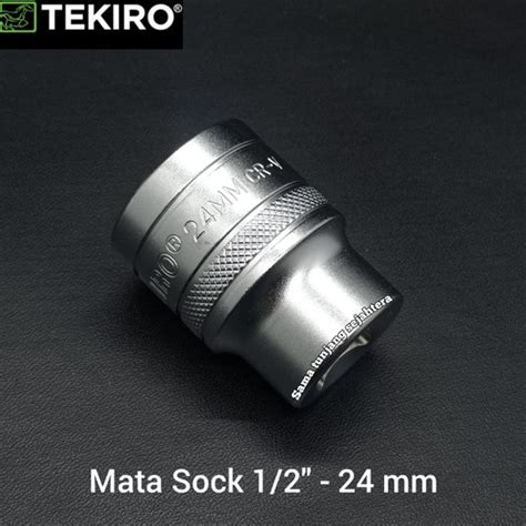 Jual TEKIRO MATA SOCK SQ 1 2 24 MM KUNCI SOK HAND SOCKET 24MM