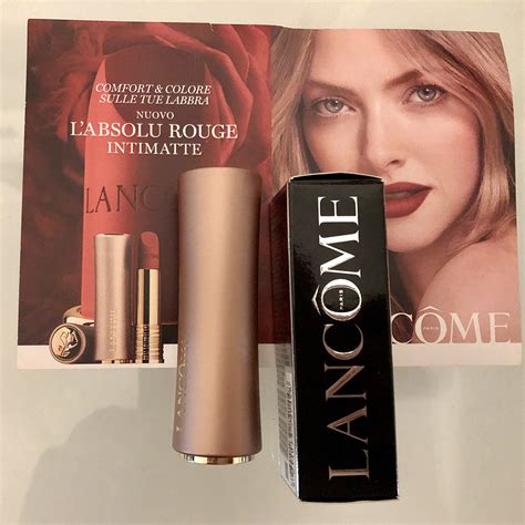 Rossetti Lanc Me Labsolu Rouge Intimatte In Arrivo Gratis Da Testare