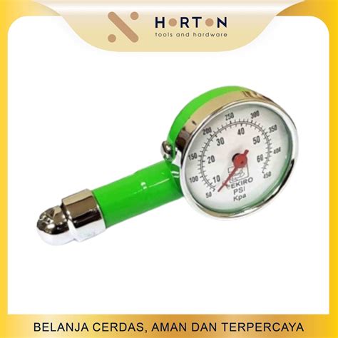 Jual TEKIRO Alat Pengukur Tekanan Angin Ban Model Jam 60 PSI Shopee