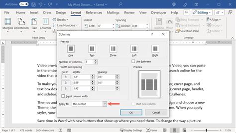 How To Add And Format Columns In Microsoft Word Make Tech Easier