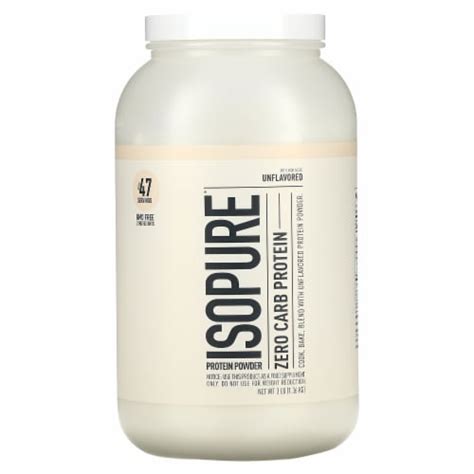 Isopure Zero Carb Protein Powder Unflavored 3 Lb 1 36 Kg 3 Lb QFC