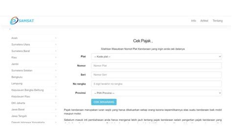 Begini Cara Cek Pajak Kendaraan Jakarta Republika Online