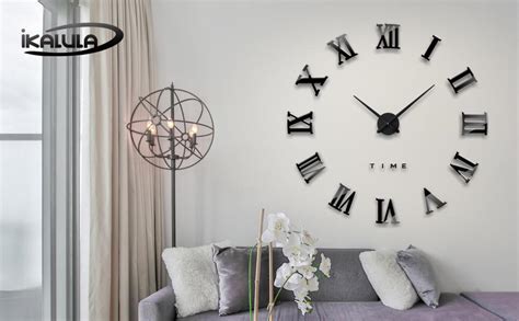 Amazon De Ikalula Diy D Wanduhren Diy Wanduhr Modern Design Acryl