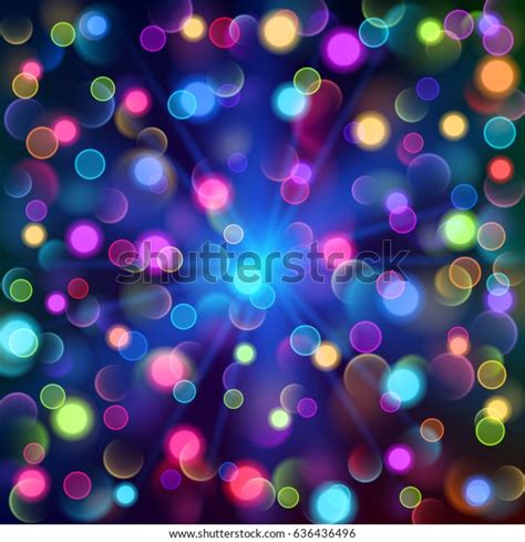 Abstract Background Bokeh Lights Vector Illustration Stock Vector