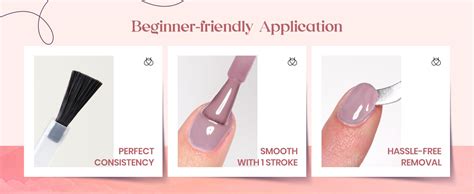 Beetles Pink Nude Gel Nail Polish Set Gifts For Women Colors Neutral Jelly Pink Sheer