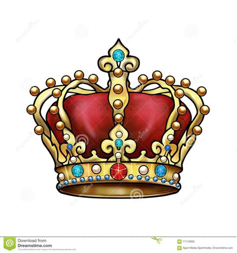 Crown Stock Illustration - Image: 71112605 | Crown illustration, King ...