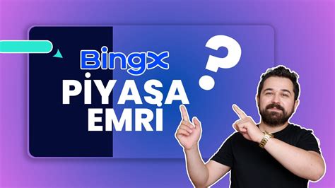 Bingx Mobil Uygulama Piyasa Emri Nedir Alım Satım Nasıl Yapılır