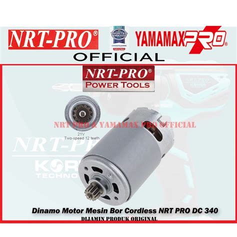 Jual Nrt Pro Dc Motor Dinamo V V Mesin Bor Cordless Drill