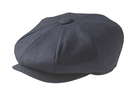 Melton Wool Navy Blue Newsboy Cap Ebay