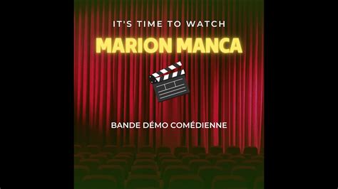 Démo Marion MANCA Comédienne 2023 YouTube