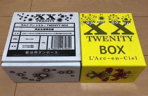 Larc〜en〜ciel Twenity Box 完全生産限定盤 メルカリ