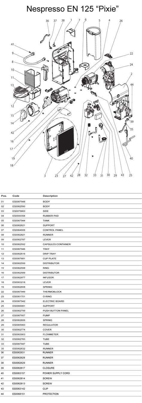 Nespresso Machine Spare Parts Australia Reviewmotors Co