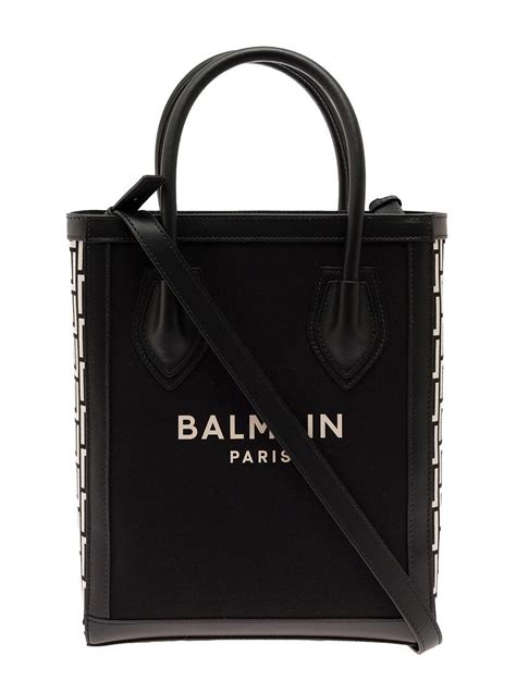 Balmain B Army Tote Bag Woman In Black Lyst