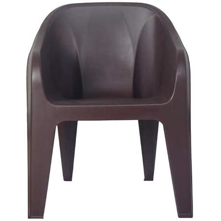 Supreme Futura Plastic Chairs For Home And Office Set Of Wenge