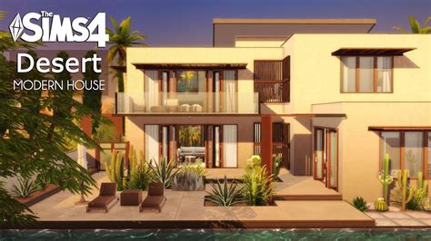 Base Game Desert Luxe Kit Villa Stop Motion Build The Sims 4 No Cc