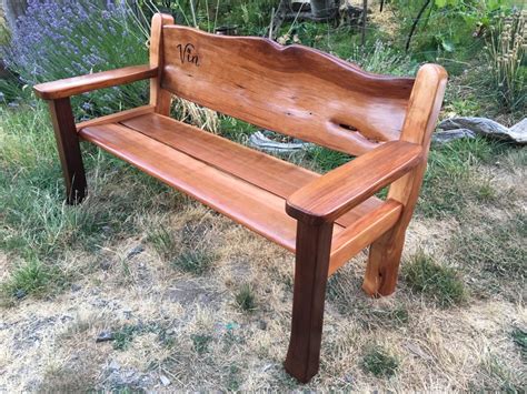 Cedar Bench Thuja Wood Art Reclaimed Cedar Furniture Wood Art