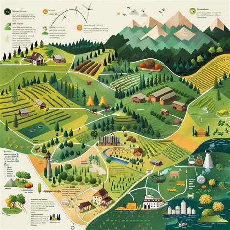 A detailed infographic about the environmental impact of organic