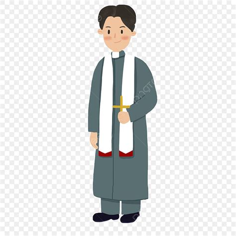 Priests Clipart Vector Priest Holding A Cross Clipart Priest Clipart