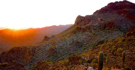 Catch The Sunset On Gates Pass Tucson Arizona