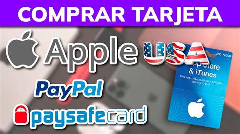 Cómo comprar Tarjeta de Regalo APPLE USA con PayPal PaySafeCard