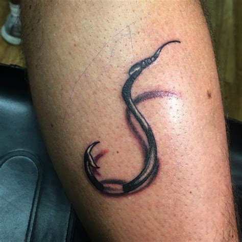 75 Cool Fish Hook Tattoo Ideas Hooking Yourself With Ink Worth Designs